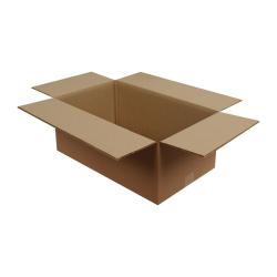 Carton Double Cannelure 50x30x20 cm Brun T01