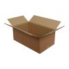 Carton Double Cannelure 50x30x20 cm Brun T01