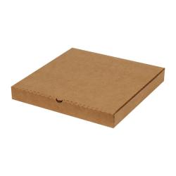 Boîte Pizza Carton 23,8x23,8x3 cm Brune