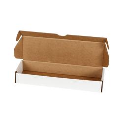 Boîte Expédition Carton 24x8x3,5 cm Blanc
