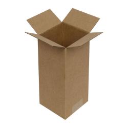 Carton Simple Cannelure 8x8x10 cm Brun