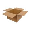 Carton Simple Cannelure 25x25x20 cm Brun