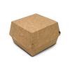 Boîte à Hamburger en Carton Kraft Non Imprimé 95x95x73 mm 1000 Pièces